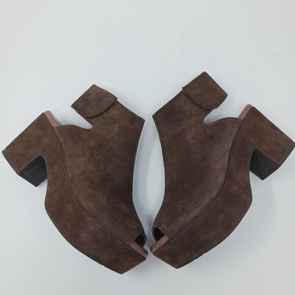 Chocolat Blu GABBY Brown Suede Platforms Size 6 - Picture 10 of 13